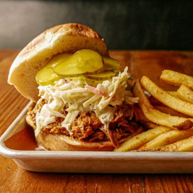 Pulled Pork Sandwich.