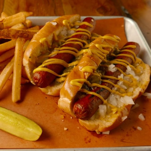 2 Fenway Franks.